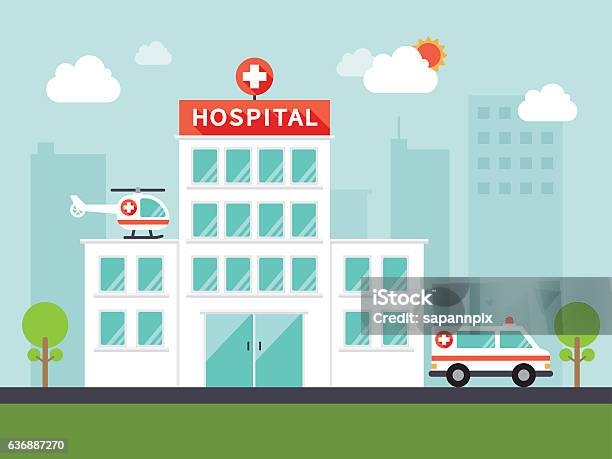 Vetores de Ícones Médicos E Hospitalares e mais imagens de Hospital - Hospital, Vector, Carro