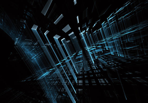 istock abstract fractal background, 3D-illustration 636887866
