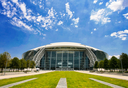 Arlington, TX, United States - July 20, 2009: AT& T Stadium, home of the Dallas Cowboys photographed just after it's opening in 2009.