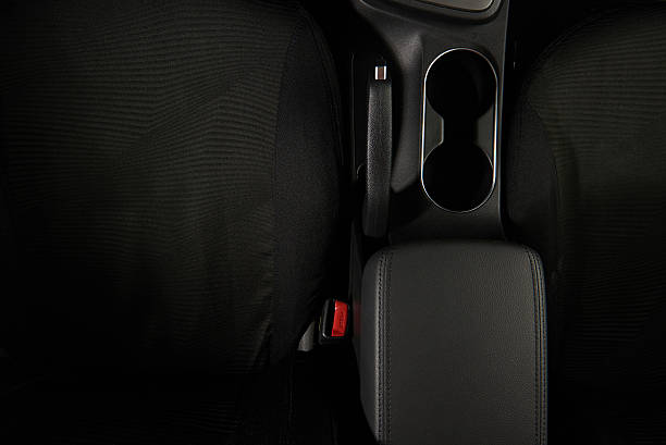istock Hand break of modern car 636895330