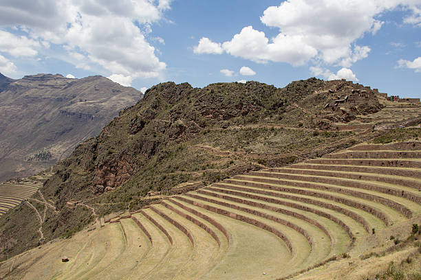 istock Famous Pisaq terraces during the dry season 636897236
