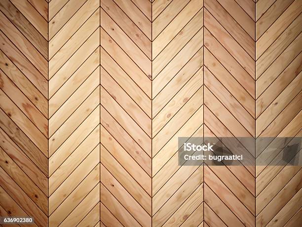 Chevron Wooden Floor Tiles Stock Photo - Download Image Now - Chevron Pattern, Parquet Floor, Backgrounds