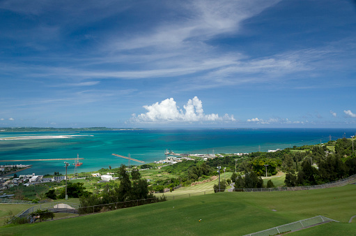 Nakagusuku Bay in summer