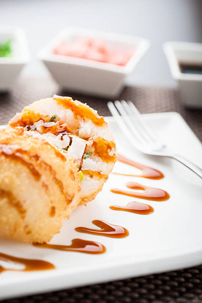 istock Sushi rice balls with fillings 636910638