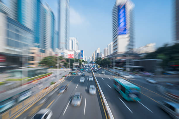 istock urban traffic road in Shenzhen 636910650
