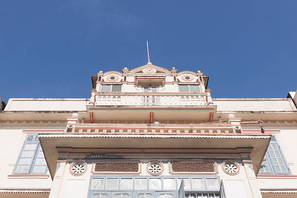 istock Sino-Portuguese style architecture at phuket. 636913316