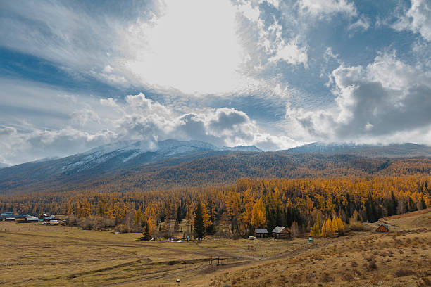 istock Kanas Mountain View ,  Xinjiang, China 636915382