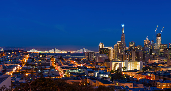San Francisco - California, Urban Skyline, Building Exterior, California, Cityscape