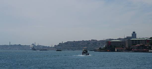 istock Bosphorus and Istanbuls Oldtown Sultanahmet, as seen from Ortakoy, Turkey 636922038