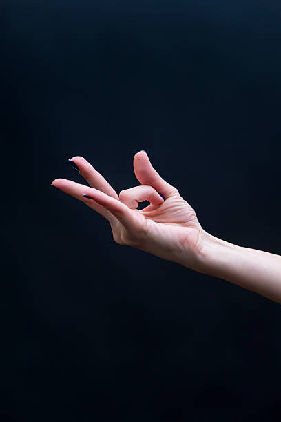 istock Female Yoga mudra hand 636926846