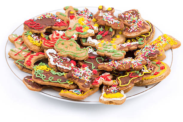 istock Homemade cookies on a white background 636927328