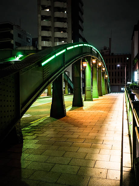 istock Japan Night view of the bridge 636929204