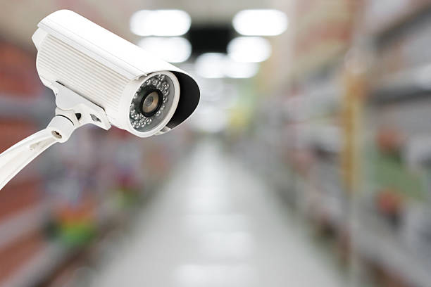 istock CCTV system security in the Shopping Mall blur background. 636930746