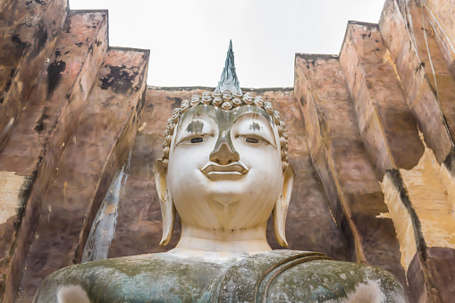 Buddha statue called “Phra-achana”, Sukhothai Province, Thailand