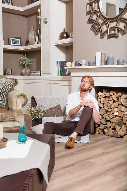 istock Rich man in expensive apartments 636942206