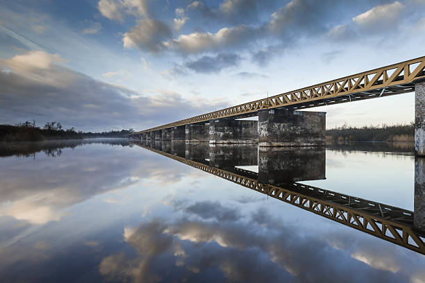 Ponte Ferroviária - fotografia de stock