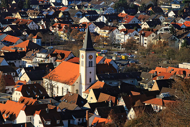 istock Germany Schriesheim - city closeup 636944194