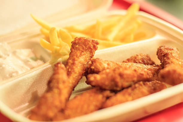 Frites au poulet - Photo