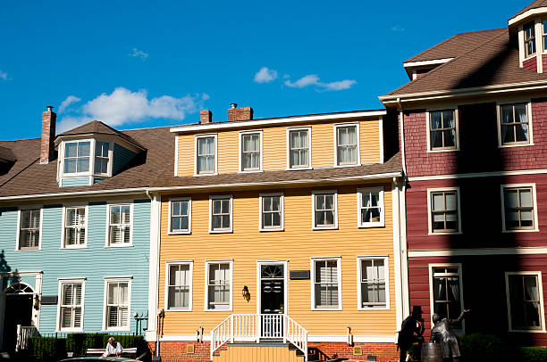 istock Colorful Buildings on Great George St - Charlottetown - Canada 636954602