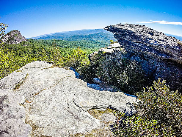 istock landscape views on top of table rock mountain nc 636955432
