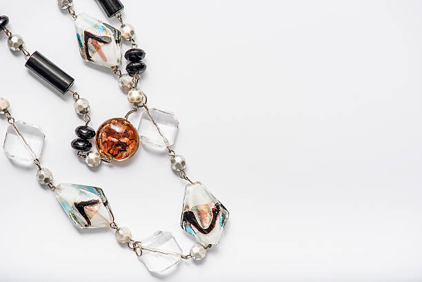 Intricate jewelry at isolated background