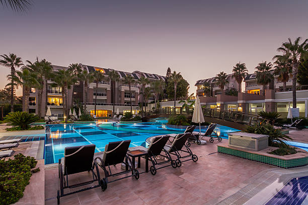 istock luxury Construction hotel   Swimming Pool 636956916