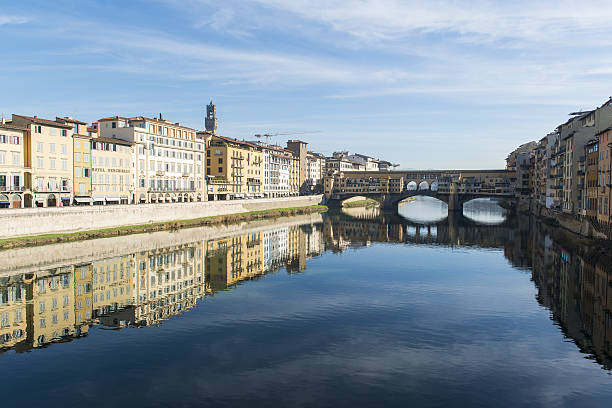 istock Ponte Vecchio bridge on the Arno river in Florence 636956924