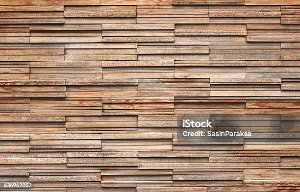 Wooden Bricks Slate Wall Texture Background Stock Photo - Download Image Now - Wood - Material, Wall - Building Feature, Textured