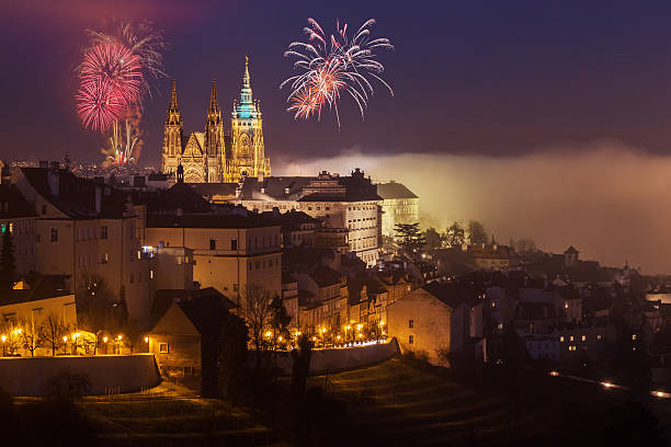 istock New Year fireworks in Prague 636967090