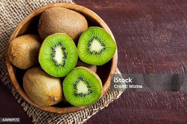 Kiwi Fruit Stock Photo - Download Image Now - Kiwi Fruit, Bowl, Green Color