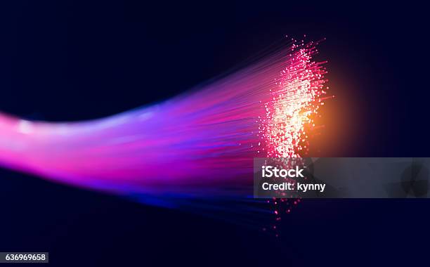 Fiber Optical Cables Stock Photo - Download Image Now - Fiber Optic, Bandwidth, Super Slow Motion