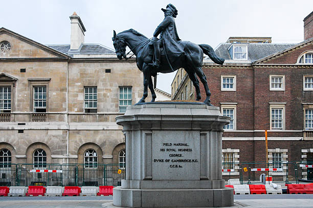 istock Equestrian Statue, Whitehall, London, England 636971208