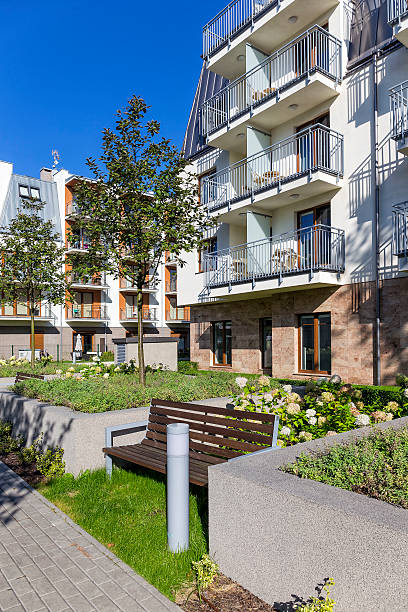 istock New complex of apartment buildings 636977208