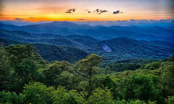 istock Blue Ridge Parkway summer Appalachian Mountains Sunset 636979974