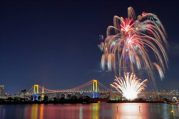 istock Fireworks in Odaiba 636981866