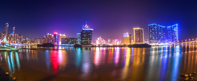 Shenzhen Nanshan District night skyline