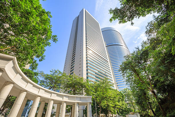 istock Hong Kong Park colonnade 636987786