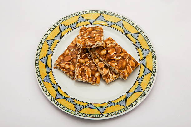 istock Groundnut Chikki with Jaggery or Peanut Chikki 636988204