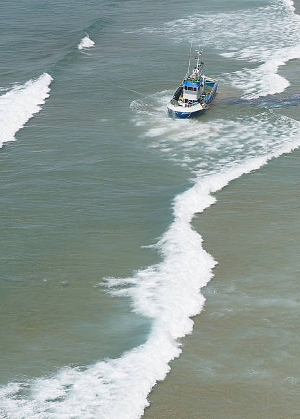 aground stock photo