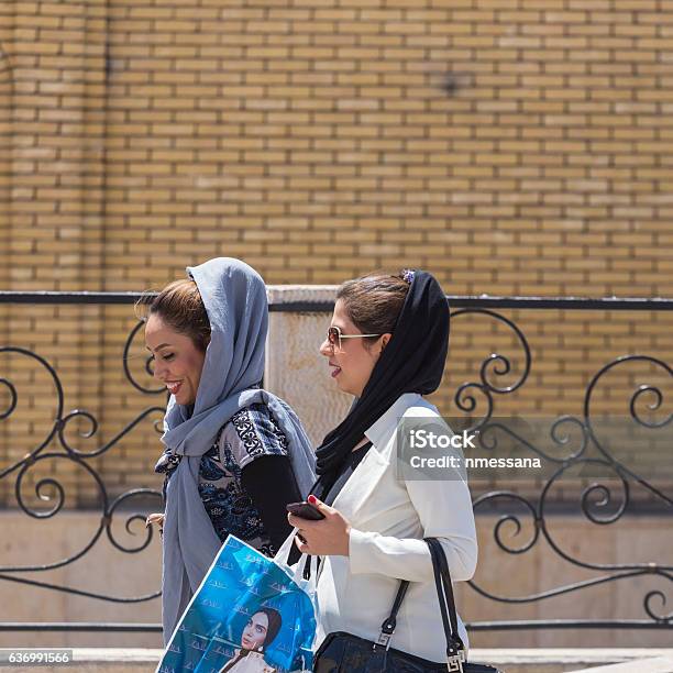 Women In Shiraz Iran Stock Photo - Download Image Now - Adult, Black Color, Burka