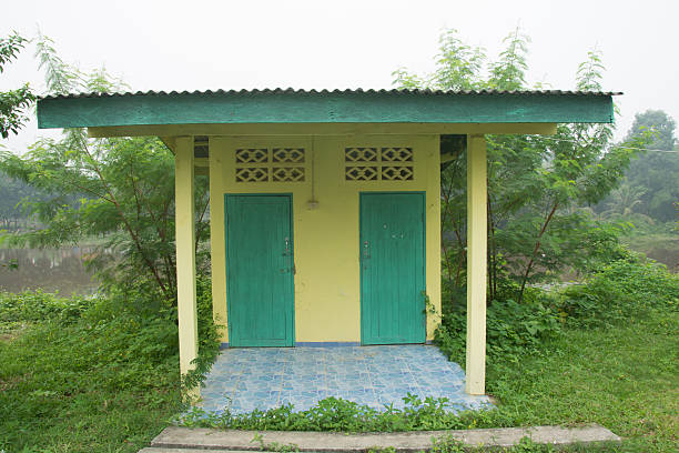 istock outdoor toilet in Thailand 636997244