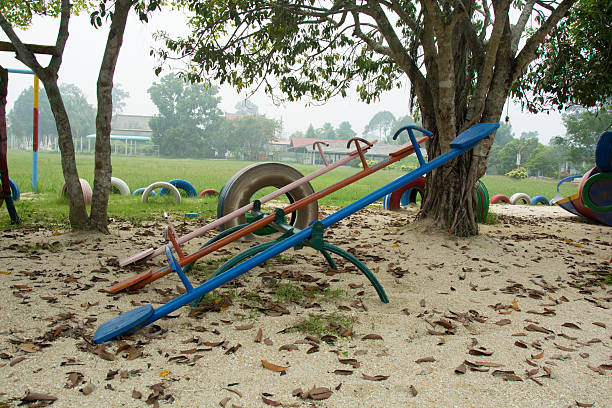 istock school playground made by rubber tire 636998812