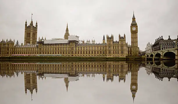 Photo of Panorama of River Thames Houses of Parliament and Big Ben