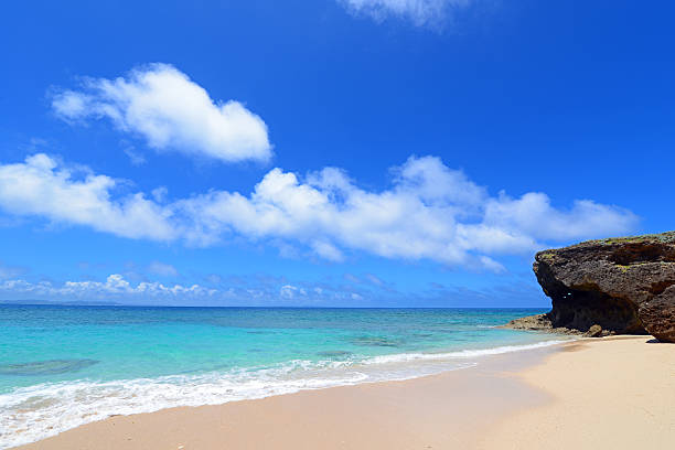 istock Beautiful beach in Okinawa 637001968