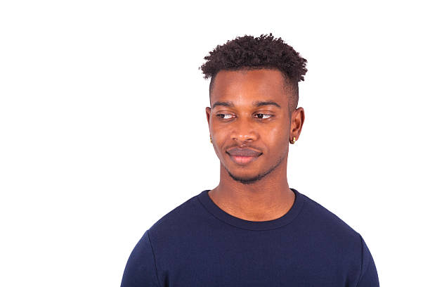istock Happy young african american man isolated on white background - 637003910
