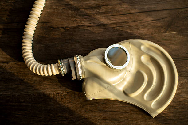istock gas mask on floor 637022522