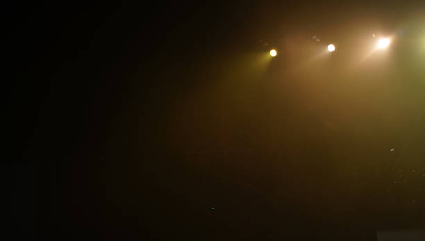 istock Defocused entertainment concert lighting on stage 637023942