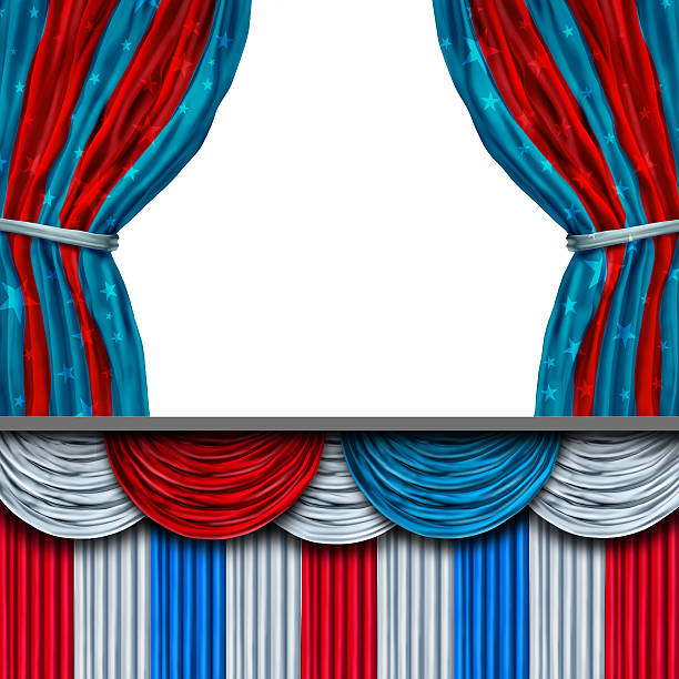istock American Politics Blank stage 637026438