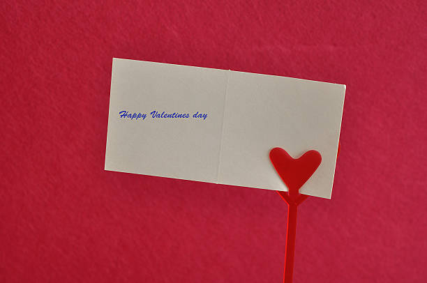 istock Valentines day. A note holder with a red heart 637028898
