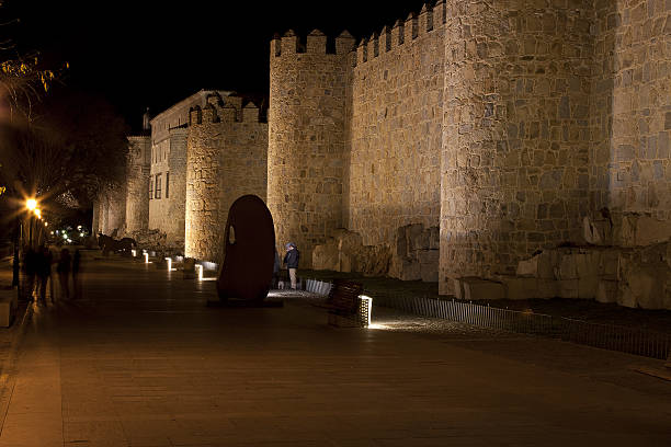 istock Blurred view of the city, Avila 637028900